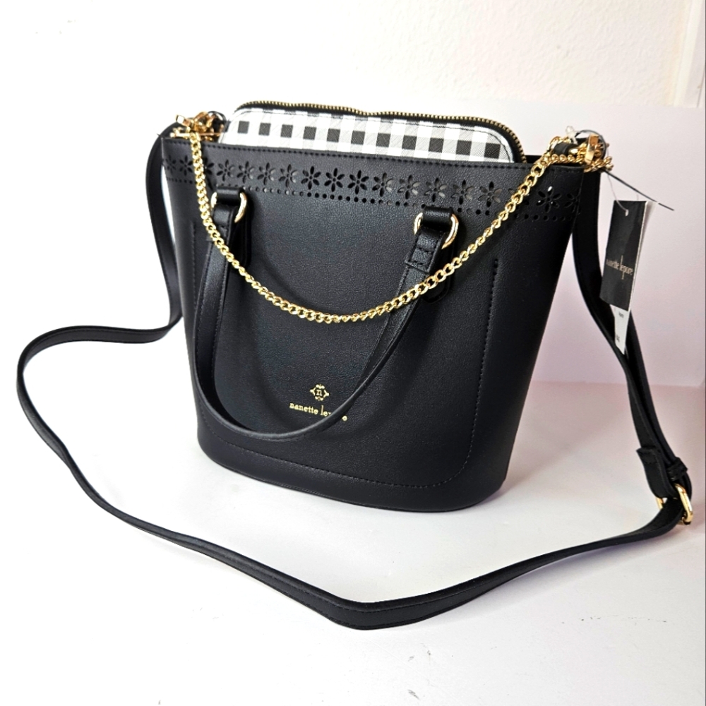 NWT Nanette Lepore Blair Bag with satchel